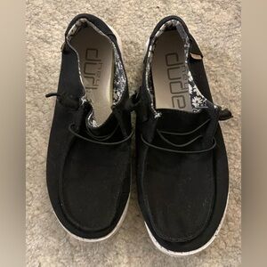 Hey Dude Black Shoes Women Size 6